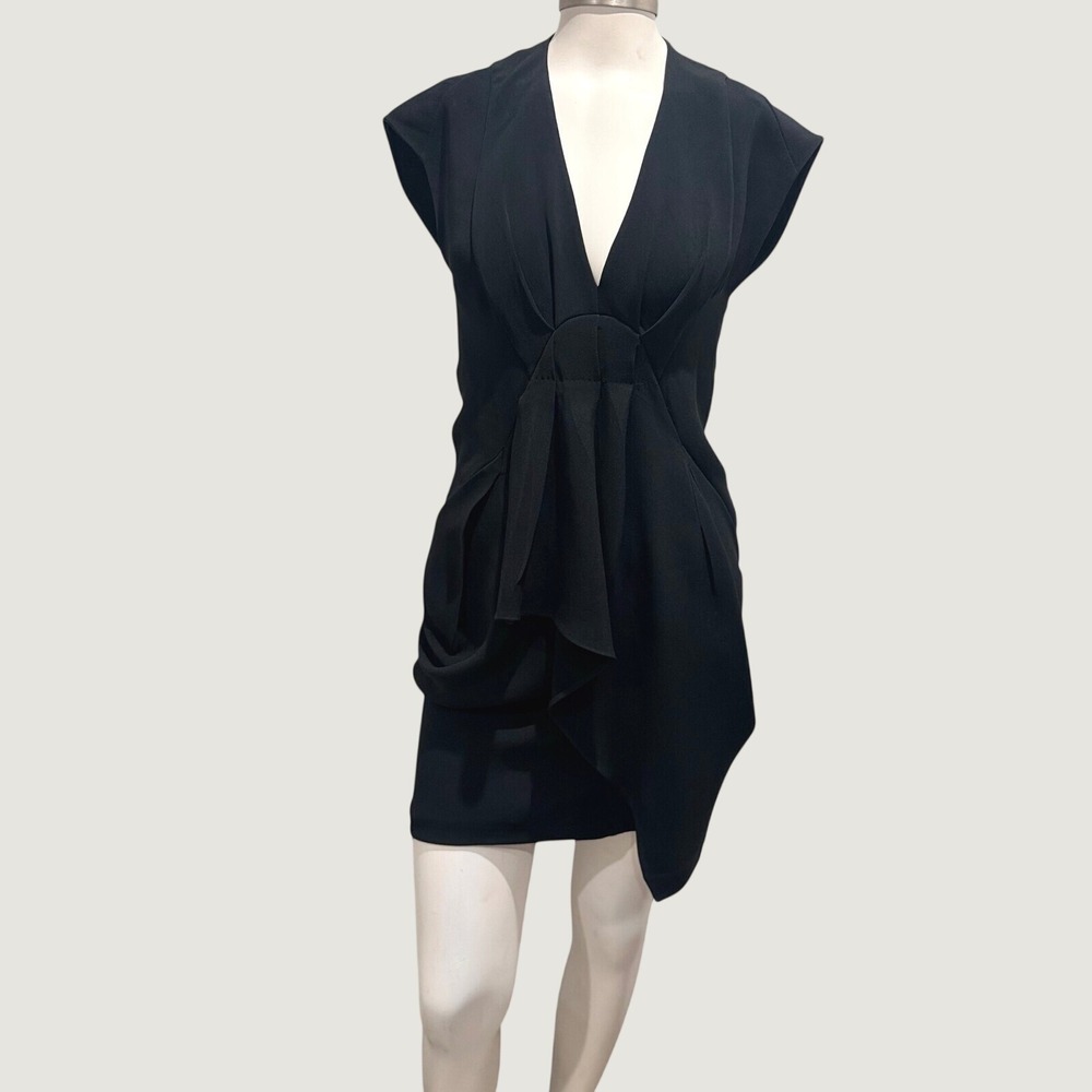 Miu Miu S/S 2009 Runway Cascade Draped Dress | Size IT 38 / US 2